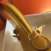 Hermes Kelly 32cm Bag In Yellow Clemence Leather GHW