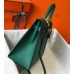 Hermes Kelly 32cm Sellier Bag In Malachite Epsom Leather