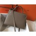 Hermes Kelly 32cm Bag In Tuape Grey Epsom Leather GHW