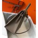 Hermes Kelly 32cm Bag In Tuape Grey Epsom Leather GHW