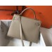 Hermes Kelly 32cm Sellier Bag In Tourterelle Epsom Leather