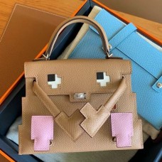Hermes Kelly Doll Picto Bag in Chai Epsom Calfskin Hermes Kelly Doll Picto Bag in Chai Epsom Calfskin