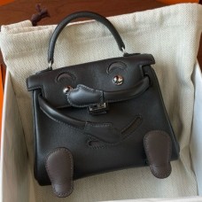 Hermes Kelly Doll Quelle Idole Bag in Black Swift Calfskin Hermes Kelly Doll Quelle Idole Bag in Black Swift Calfskin