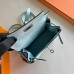 Hermes Kelly Jump Backpack in Blue Brume Swift Calfskin Hermes Kelly Jump Backpack in Blue Brume Swift Calfskin