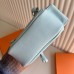 Hermes Kelly Jump Backpack in Blue Brume Swift Calfskin Hermes Kelly Jump Backpack in Blue Brume Swift Calfskin