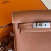 Hermes Kelly Jump Backpack in Gold Swift Calfskin