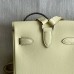 Hermes Kelly Jump Backpack in Jaune Milton Swift Calfskin