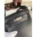 Hermes Kelly Jump Backpack in Black Swift Calfskin