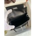 Hermes Kelly Jump Backpack in Black Swift Calfskin