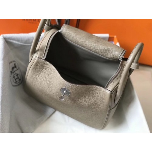 Hermes Lindy 26 Bag Gris Tourterelle ck81 Taurillon Clemence