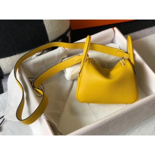 Hermes Lindy Bag Clemence 26 Yellow 2116791