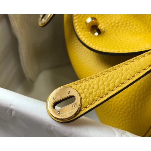 Hermes Lindy Bag Clemence 26 Yellow 2116791