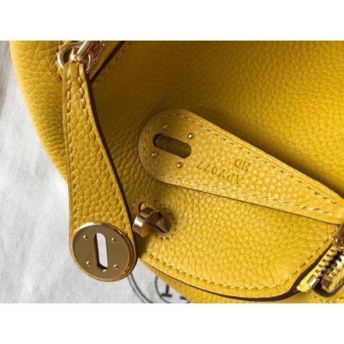 Hermes Lindy Bag Clemence 26 Yellow 2116791