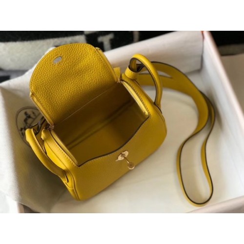 Hermes Lindy Bag Clemence 26 Yellow 2116791