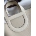 Hermes In The Loop 18 Handmade Bag in Craie Clemence Leather