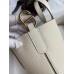 Hermes In The Loop 18 Handmade Bag in Craie Clemence Leather