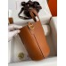 Hermes In The Loop 18 Handmade Bag in Gold Clemence Leather