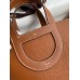 Hermes In The Loop 18 Handmade Bag in Gold Clemence Leather