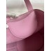 Hermes In The Loop 18 Handmade Bag in Mauve Sylvestre Clemence Leather