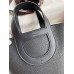 Hermes In The Loop 18 Handmade Bag in Black Clemence Leather