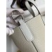 Hermes In The Loop 18 Handmade Bag in Pearl Grey Clemence Leather