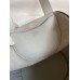 Hermes In The Loop 18 Handmade Bag in Pearl Grey Clemence Leather