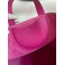 Hermes In The Loop 18 Handmade Bag in Rose Purple Clemence Leatherther