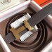 Hermes Constance Belt Buckle & Cafe Clemence 38 MM Strap