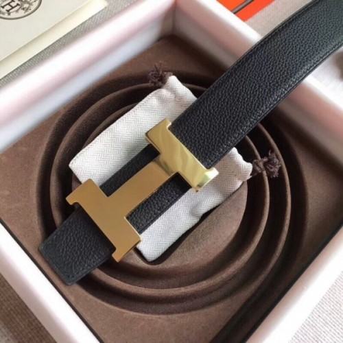 Constance belt buckle & Reversible leather strap 38 mm