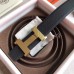 Hermes Constance Belt Buckle & Black Clemence 38 MM Strap