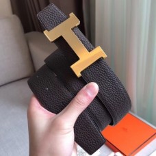 Hermes Constance Belt Buckle & Cafe Clemence 38 MM Strap Hermes Constance Belt Buckle & Cafe Clemence 38 MM Strap