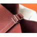 Hermes Picotin Lock 18 Bag In Bordeaux Clemence Leather