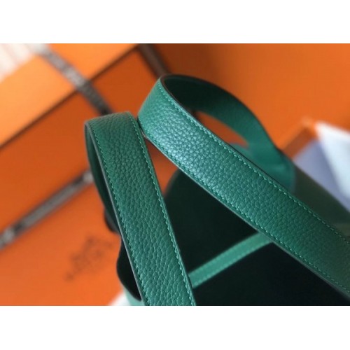 Replica Hermes Picotin Lock 18 Bag In Vert Vertigo Clemence Leather