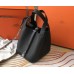 Hermes Picotin Lock 18 Bag In Black Clemence Leather