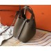 Hermes Picotin Lock 18 Bag In Taupe Clemence Leather
