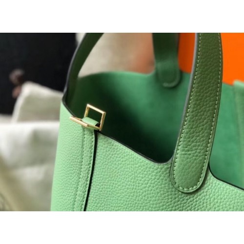 Replica Hermes Vert Criquet Picotin Lock MM 22cm Handmade Bag