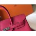 Hermes Birkin 30cm 35cm Bag In Rose Red Clemence Leather