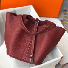 Hermes Bordeaux Picotin Lock MM 22cm Bag Hermes Bordeaux Picotin Lock MM 22cm Bag