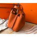 Hermes Orange Picotin Lock MM 22cm Bag