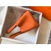 Hermes Orange Picotin Lock MM 22cm Bag