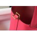 Hermes Picotin Lock 22 Bag In Rose Lipstick Clemence Leather