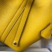 Hermes Picotin Lock 22 Bag In Yellow Clemence Leather