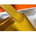 Hermes Picotin Lock 22 Bag In Yellow Clemence Leather