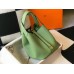 Hermes Vert Criquet Picotin Lock MM 22cm Handmade Bag