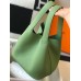 Hermes Vert Criquet Picotin Lock MM 22cm Handmade Bag