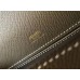 Hermes Kelly Pochette Bag In Taupe Grey Epsom Leather
