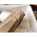Hermes Kelly Pochette Bag In Gris Tourterelle Epsom Leather