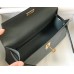 Hermes Kelly Pochette Bag In Vert Amande Epsom Leather