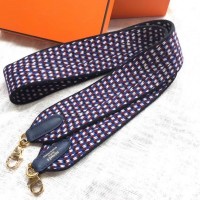 Hermes Sangle Zigzag 50 mm Bag Strap White/Blue/Red Hermes Sangle Zigzag 50 mm Bag Strap White/Blue/Red