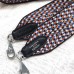 Hermes Sangle Zigzag 50 mm Bag Strap White/Blue/Orange